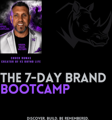 Cover of The 7-Day Brand Bootcamp — Discover. Build. Be Remembered.